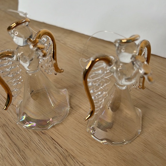 Two Avon angel glass ornaments - Picture 5 of 7